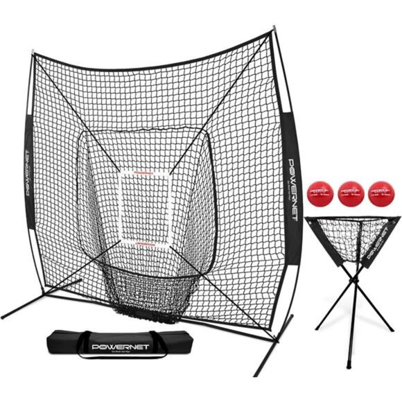 Corbin Carroll DLX Combo 6Piece Set for Baseball Softball7x7 PracticeNet Bundle